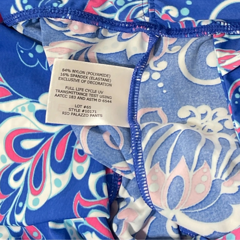 Coolibar Women's Rio Palazzo Pants UPF 50+ Blue Ocean Size M - Picture 5 of 6